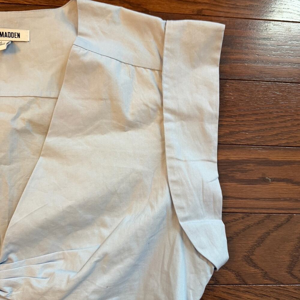 Steve Madden Light Blue Mini Flare Dress Size Large - Picture 6 of 7